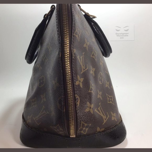 Auth Louis Vuitton Alma Monogram Canvas Handbag - Picture 12 of 14